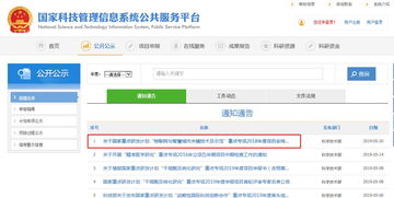 國家重點研發計劃“物聯網與智慧城市關鍵技術及示范”重點專項2018年度項目安排公示